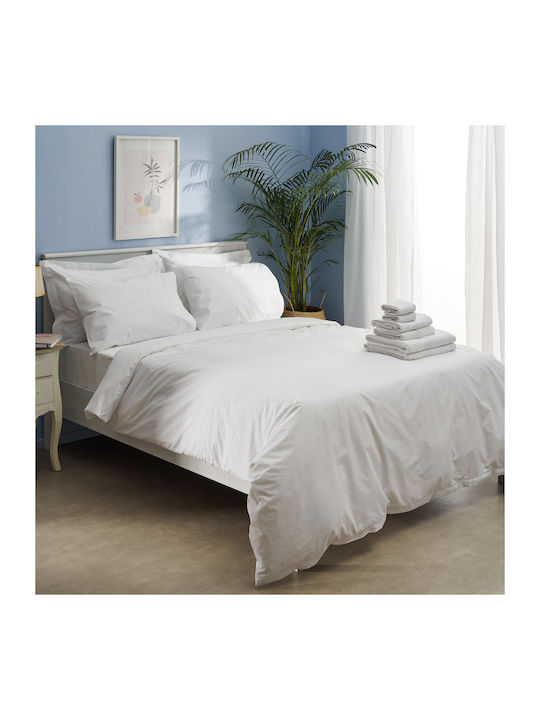 Charalambidis Textiles Bettdecke Großes Doppelbett 220x230cm White 350 GSMGsm