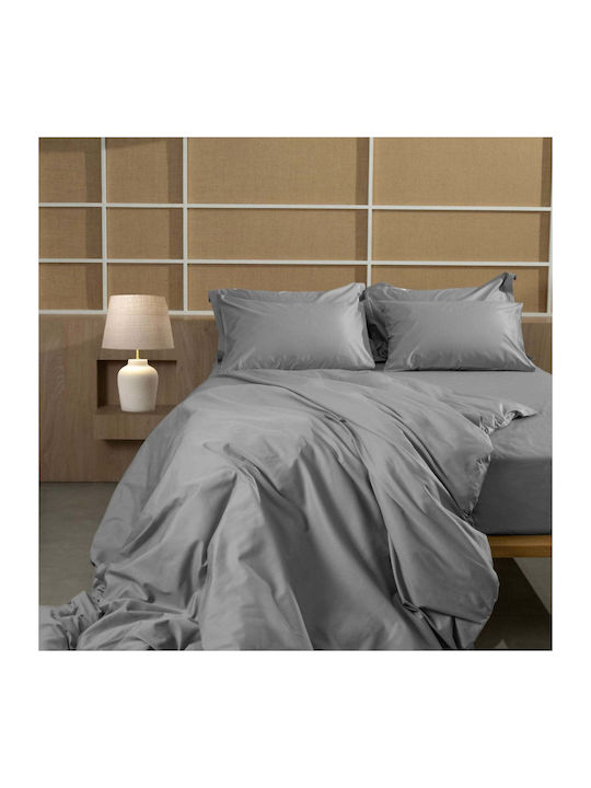 White Fabric Sheet Sets Queen 230x250cm. Parisi...