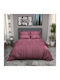 Charalambidis Textiles Duvet Cover Single 160x240 Rain Fuchsia