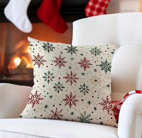 By Queen Limited Festive Edition Pillow Case Snowflake 45x45cm