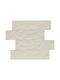 Decorative Tile Stickers Set 2 Pieces A-s Cary Beige 212916 Polyresin