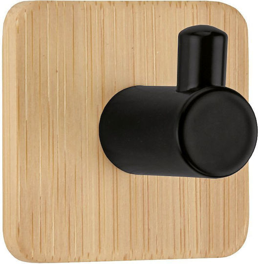 Kleine Wolke Bamboo Pin Single Wall-Mounted Bathroom Hook ​4.5x4.5cm Silver