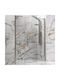 Karag Tinos 600 Shower Screen for Shower with Sliding Door 70x200cm Clear Glass Inox Brushed