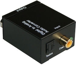 Audio Converter Roline 14.99.3441 From Toslink F Rca F To 2x Rca F 24bit/192khz Audio Converter Roline 14.99.3441 From Toslink F Rca F To 2x Rca F 24bit/192khz
