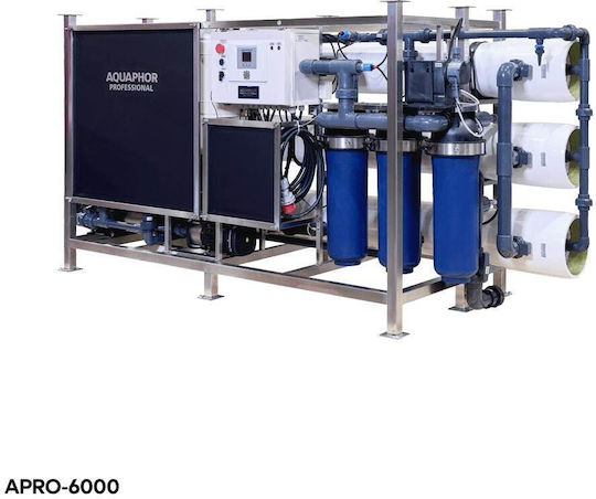 Commercial Reverse Osmosis 36000 Gpd Aquaphor Apro 6000 Liters Hour Monoblock Series