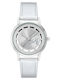 Juicy Couture Women's Watch with White Leather Strap