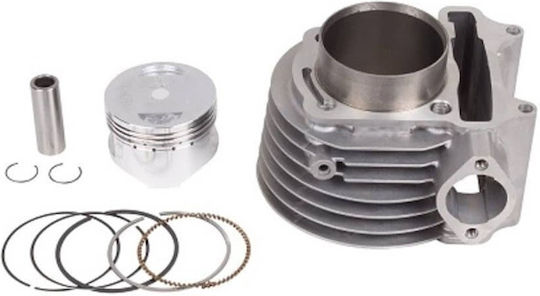 W Standard Motorcycle Pistons & Cylinders Set 57.4mm for Kymco Agility / People