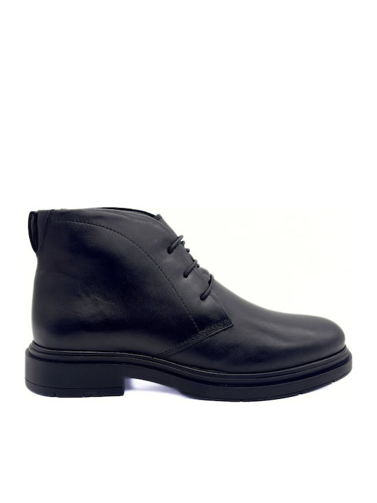 Leather Black Men's Boots