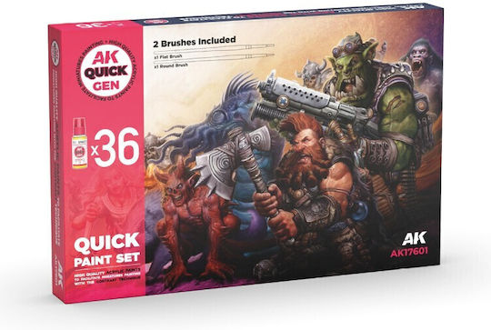 Quick Paint Set Culori Modelism 36buc