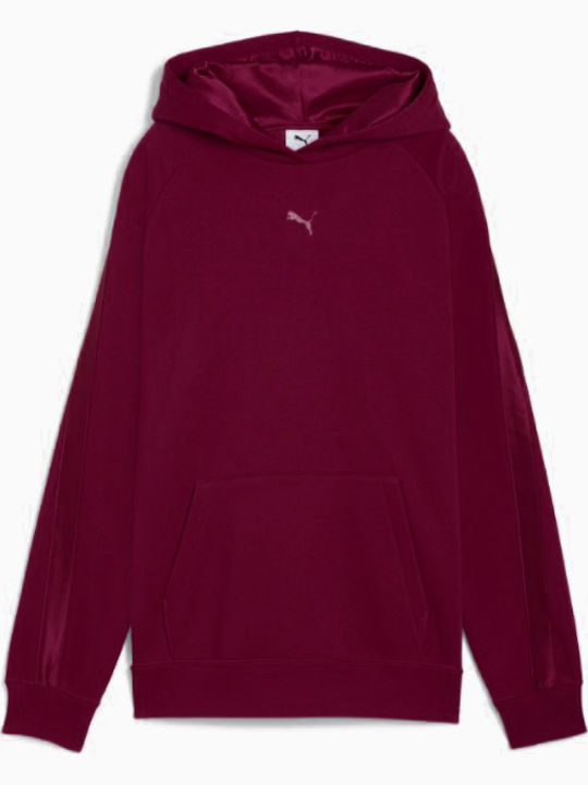 PUMA Ess Elevated Sweatshirt Satin Hooded