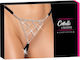 Cottelli Collection Γυναικείο Sexy String Αυτοκινήτου Μαύρο
