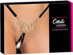 Cottelli Collection Γυναικείο Sexy Slip Αυτοκινήτου Μαύρο