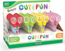 Cut & Fun Scissors 13 Cm Fantasy Designs On Blade 32 Pcs Display