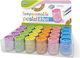 Pencil Sharpener 2 Holes Container Pastel 6 Models 24 Pcs Display
