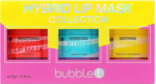Bubble T Skincare Lip Mask Σετ Περιποίησης 3τμχ