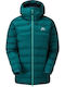 Γυναικείο Puffer Μπουφάν για Χειμώνα Deep Teal