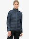 Jachetă de femei Puffer Waterproof Albastru marin
