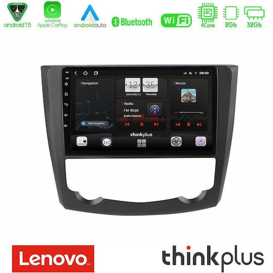 Lenovo Car Audio System for Renault Kadjar 2015-2021 (Bluetooth/USB/WiFi/GPS/Apple-Carplay/Android-Auto) with Touch Screen 9"