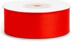 Organza Band Monochrom Rot 23meters