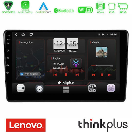 Lenovo Car Audio System for Peugeot Partner / Partner Tepee Citroen Berlingo 2008-2018 (Bluetooth/USB/AUX/WiFi/GPS/Apple-Carplay/Android-Auto) with Touch Screen 9"