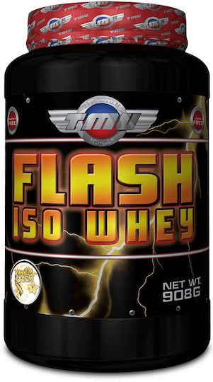 Flash Iso Whey Протеин Суроватъчен с Вкус Ягода 908гр