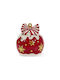 General Trade Weihnachtliche Keksdose Keramik L15xB15cm.