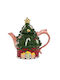 General Trade Weihnachtliche Teekanne L21xB21xD12cm.