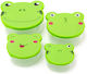 Gezellig Plastic Kids' Lunch Set 0.2lt Brown