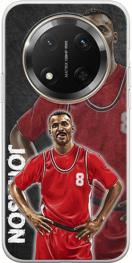 European Basketball Legends Eddie Johnson Honor Magic 7 Lite 5g Husa Telefon Flexibilă TPU Silicon Transparent