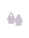 Disney Halat de Baie pentru Copii Frozen Lilac cu Glugă