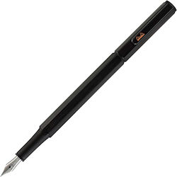 Rhodia Πένα Γραφής Broad Μαύρη με Μαύρο Μελάνι