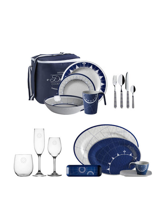 Marine Business White Porcelain Dinnerware Set 20pcs
