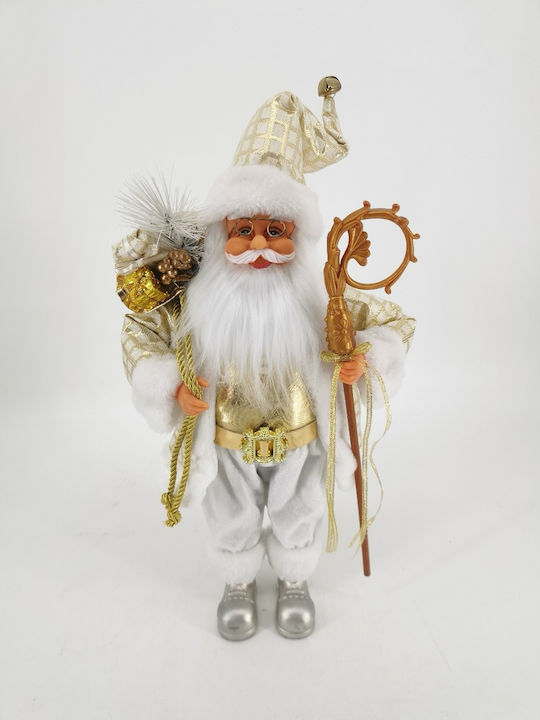 Dekorativer Weihnachtsmann Goldς aus Stoff