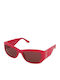 Guess Feminini Ochelari de soare cu Roșu Cadru și Roșu Lentilă GU00253 72S