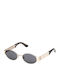 Guess Unisex Sunglasses with Gold Metal Frame and Gray Lens GU00262 32A