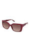 Guess Feminini Ochelari de soare cu Burgundy Cadru și Burgundy Degrade Lentilă GU00265-H 81T