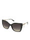 Guess Damen Sonnenbrille mit Schwarz Gestell und Gray Verlaufsfarbe Linse GU00266 96P