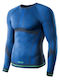 Brugi Herren Thermo Langarmshirt Blau