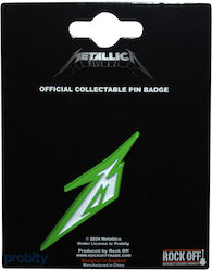 Metallica Pin Badge M Logo Metpin08