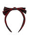 Mimi & Lula Kinder Stirnbänder Tartan Edie mit Schleife Rote