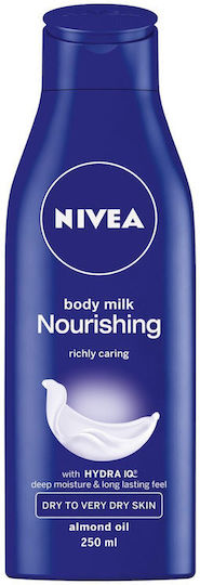 Nivea Rich Nourishing Moisturizing Milk Body for Dry/Very Dry Skin 250ml