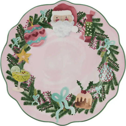 Maxwell & Williams Weihnachtliches Platte aus Porzellan Rosa