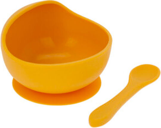 Excellent Houseware Baby Food Container Set made of Silicone Yellow 2pcs