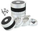 Grinder Silver Black Aluminium Speaker Bluetooth 62mm 4 Parts