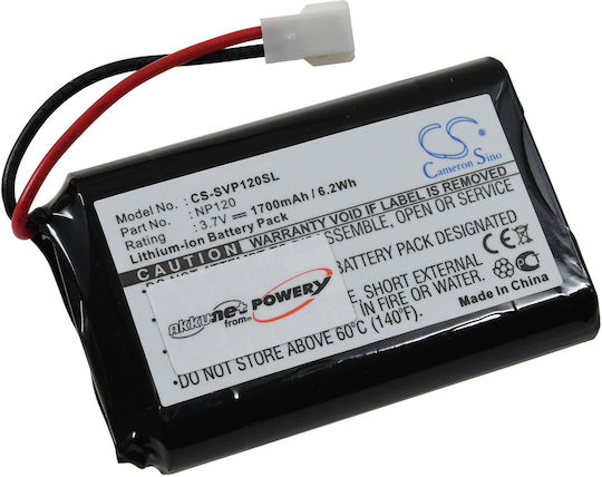 Battery Hands-free Car Kit Seecode Mirror 3 Vossor V3 Type Np120 1700mah/6 3wh
