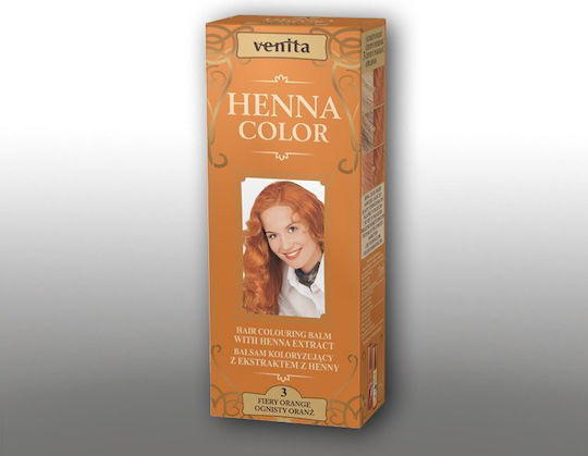 Venita Venita Hair Dye Henna No Ammonia Flaming Orange 75ml
