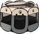 Foldable Fabric Dog Park 91x91x58cm Black
