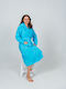 Belotex Bathrobe with Hood Light Blue 500gr/m²