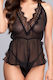 Faith 1pc Romper Black M