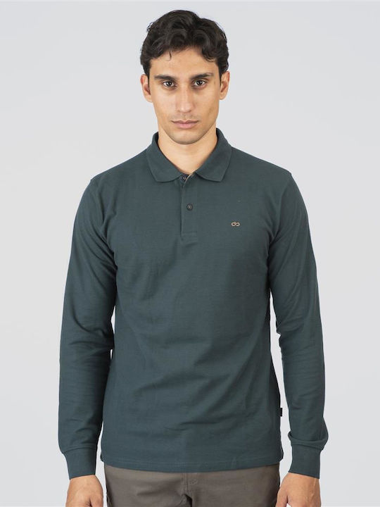 Double Polo Μπλούζα Κοντομάνικη Πράσινο